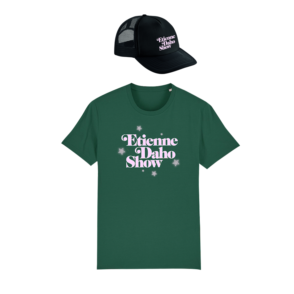 Pack T-shirt Vert "Etienne Daho Show" + Casquette "Etienne Daho Show"